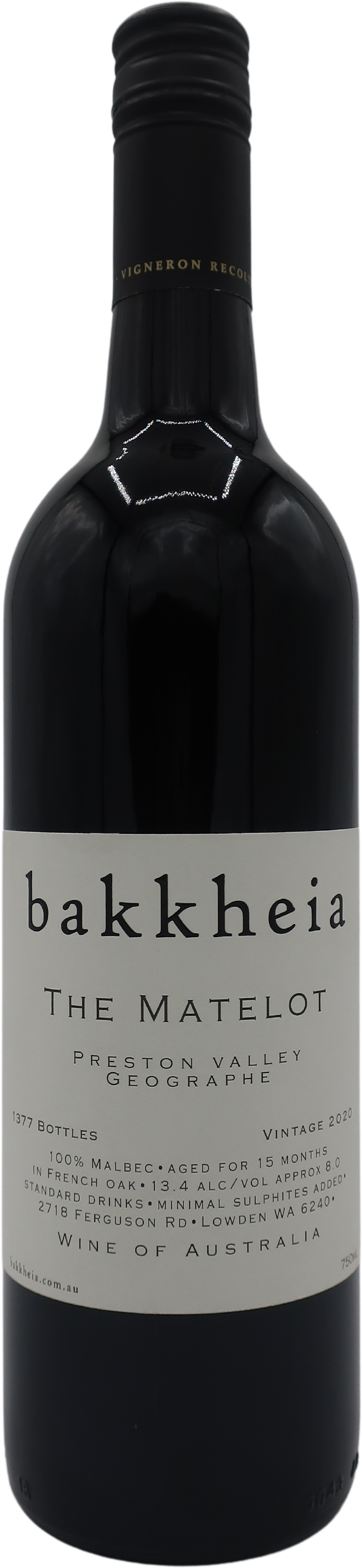 bakkheia The Matelot Malbec 2023 Geographe